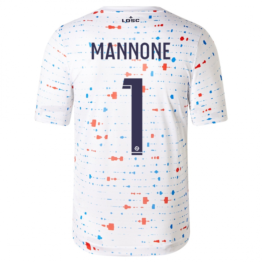 Kinder Vito Mannone #1 Weiß Auswärtstrikot Trikot 2023/24 T-Shirt Österreich