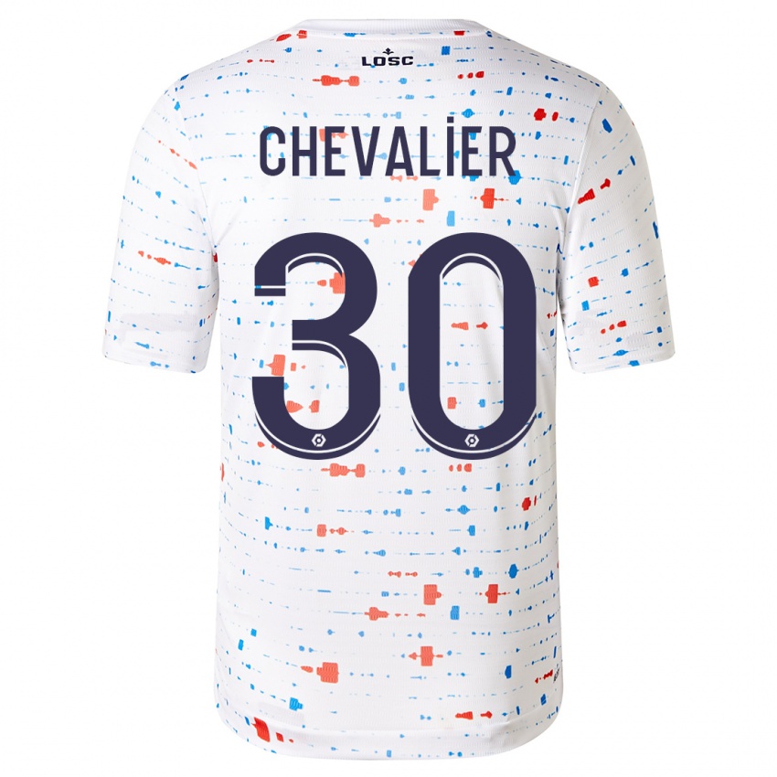 Kinder Lucas Chevalier #30 Weiß Auswärtstrikot Trikot 2023/24 T-Shirt Österreich