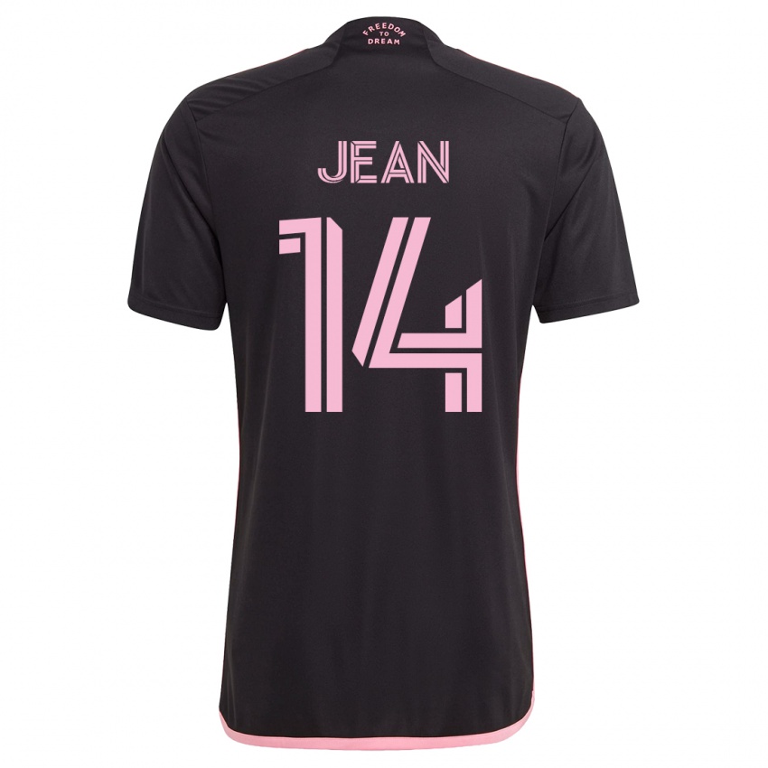 Kinder Corentin Jean #14 Schwarz Auswärtstrikot Trikot 2023/24 T-Shirt Österreich