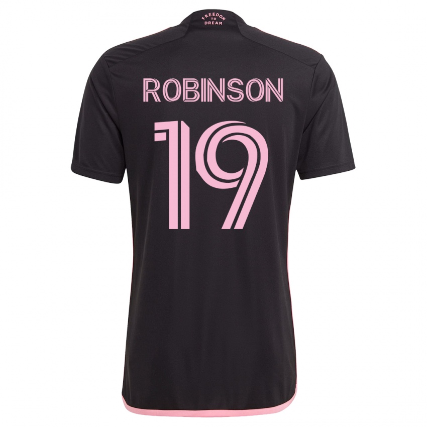 Kinder Robbie Robinson #19 Schwarz Auswärtstrikot Trikot 2023/24 T-Shirt Österreich