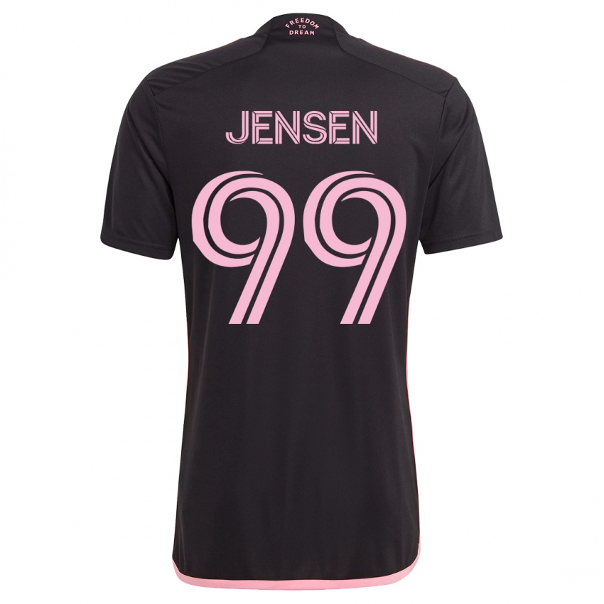 Kinder Cole Jensen #99 Schwarz Auswärtstrikot Trikot 2023/24 T-Shirt Österreich