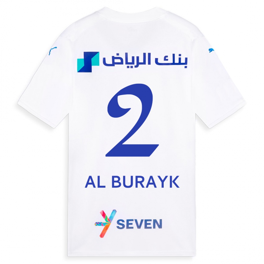 Kinder Mohammed Al-Burayk #2 Weiß Auswärtstrikot Trikot 2023/24 T-Shirt Österreich
