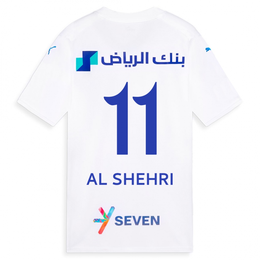 Kinder Saleh Al-Shehri #11 Weiß Auswärtstrikot Trikot 2023/24 T-Shirt Österreich
