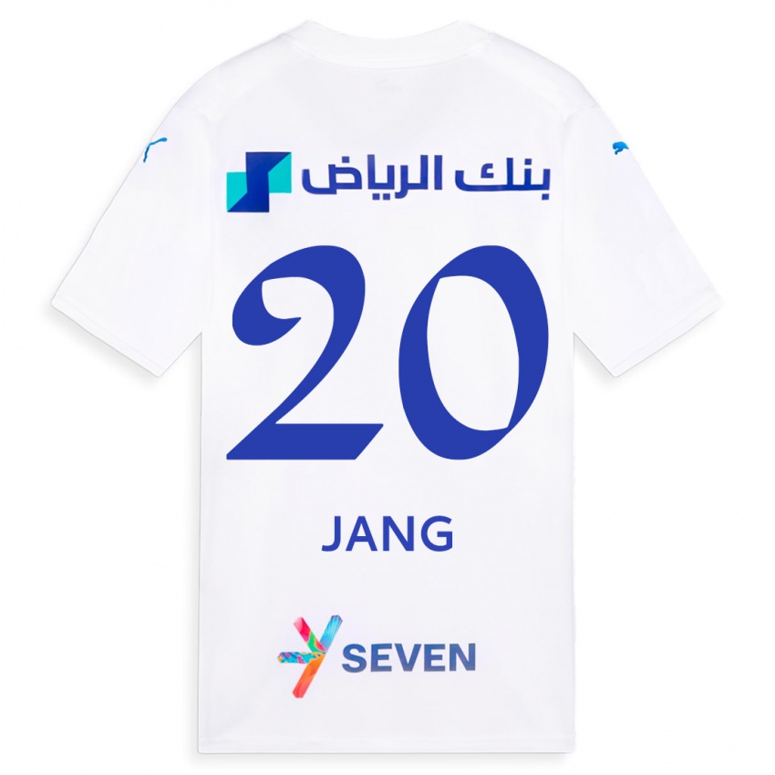 Kinder Hyun-Soo Jang #20 Weiß Auswärtstrikot Trikot 2023/24 T-Shirt Österreich