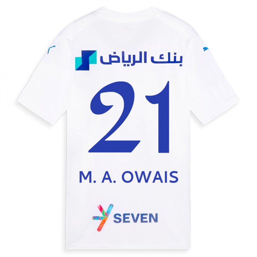 Kinder Mohammed Al-Owais #21 Weiß Auswärtstrikot Trikot 2023/24 T-Shirt Österreich