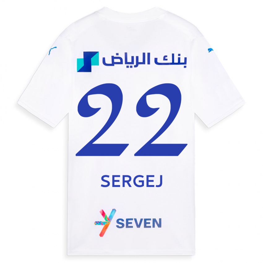 Kinder Sergej Milinkovic-Savic #22 Weiß Auswärtstrikot Trikot 2023/24 T-Shirt Österreich