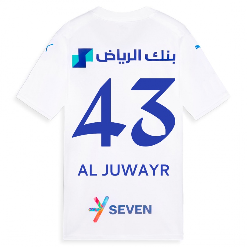 Kinder Musab Al-Juwayr #43 Weiß Auswärtstrikot Trikot 2023/24 T-Shirt Österreich