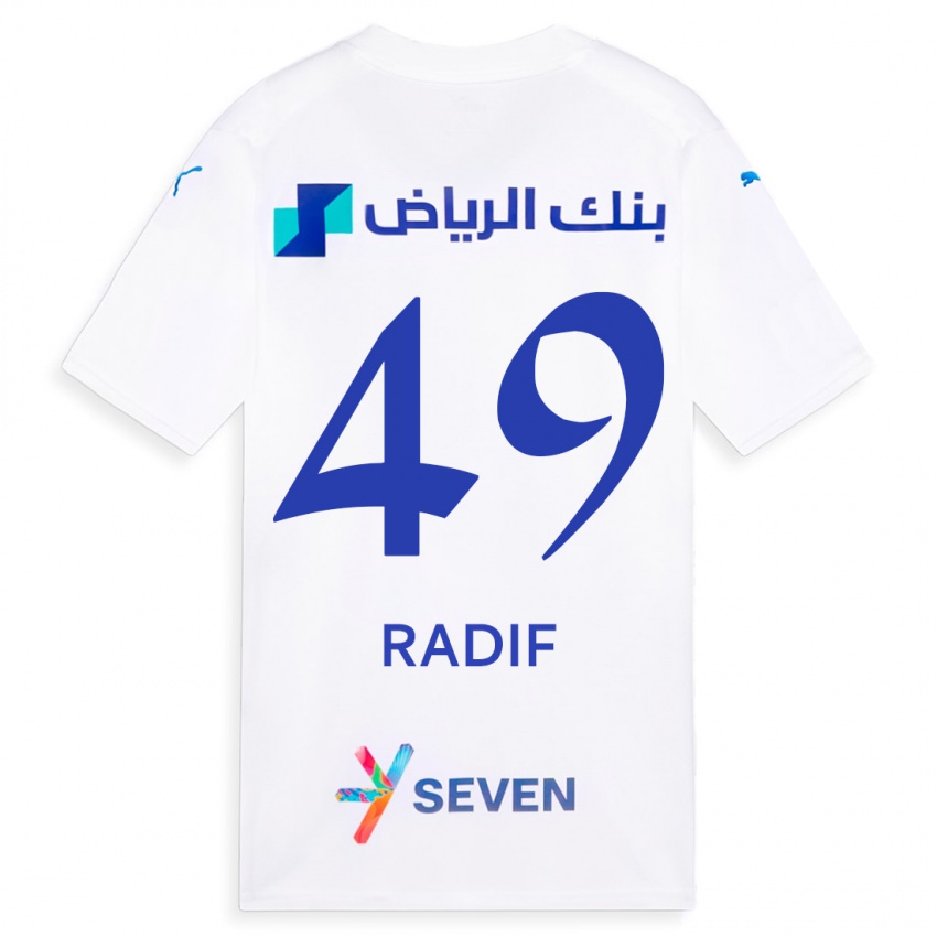 Kinder Abdullah Radif #49 Weiß Auswärtstrikot Trikot 2023/24 T-Shirt Österreich