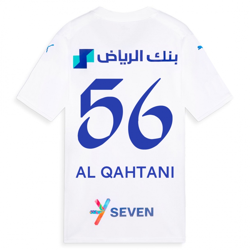 Kinder Mohammed Al-Qahtani #56 Weiß Auswärtstrikot Trikot 2023/24 T-Shirt Österreich