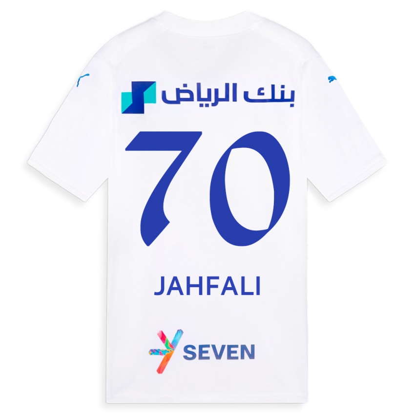 Kinder Mohammed Jahfali #70 Weiß Auswärtstrikot Trikot 2023/24 T-Shirt Österreich