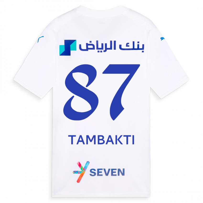 Kinder Hassan Tambakti #87 Weiß Auswärtstrikot Trikot 2023/24 T-Shirt Österreich