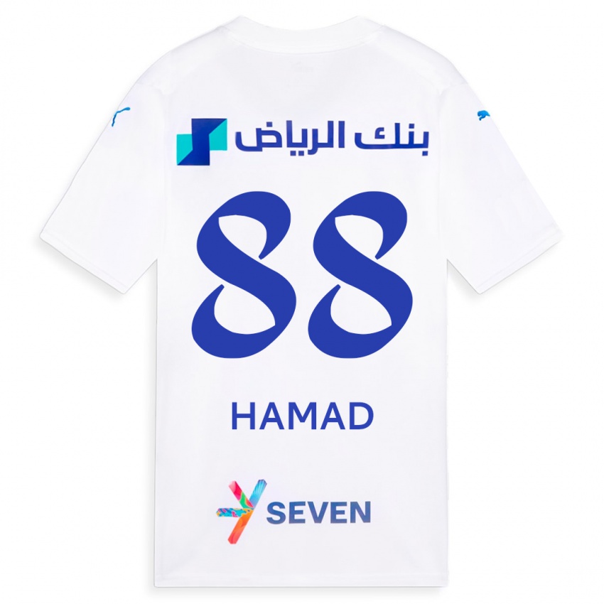 Kinder Hamad Al-Yami #88 Weiß Auswärtstrikot Trikot 2023/24 T-Shirt Österreich