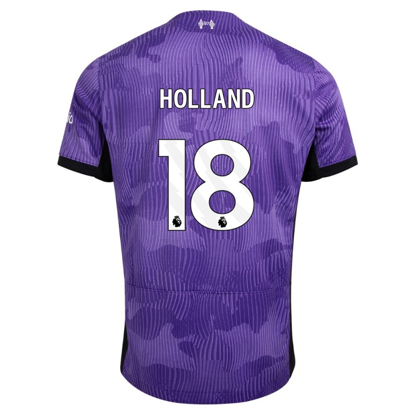 Kinder Ceri Holland #18 Lila Ausweichtrikot Trikot 2023/24 T-Shirt Österreich
