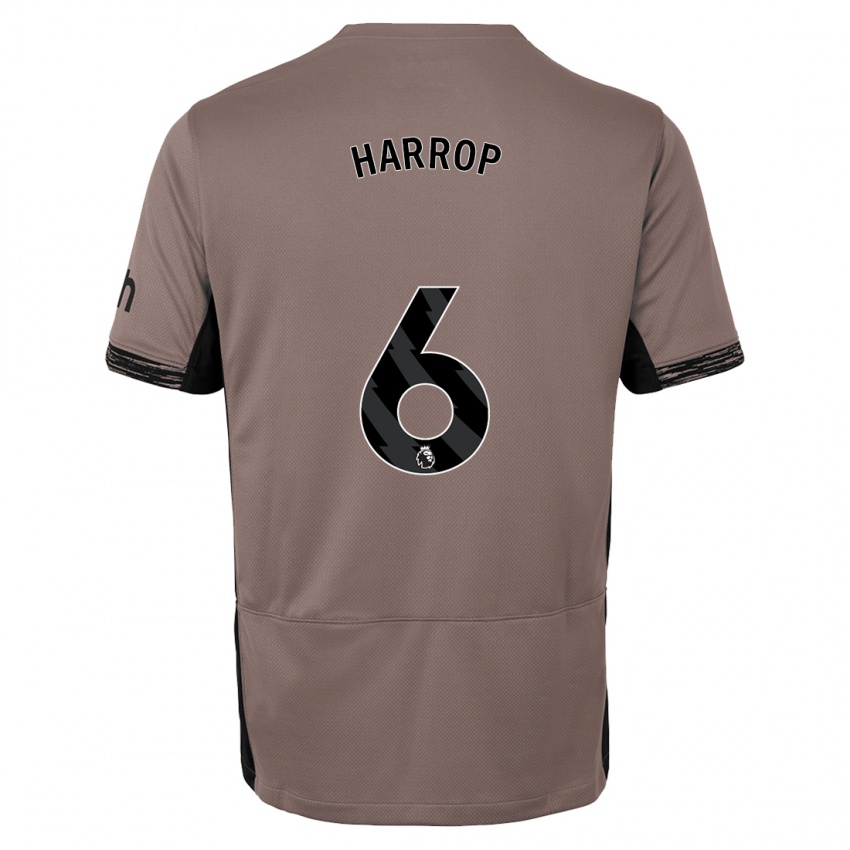 Kinder Kerys Harrop #6 Dunkelbeige Ausweichtrikot Trikot 2023/24 T-Shirt Österreich