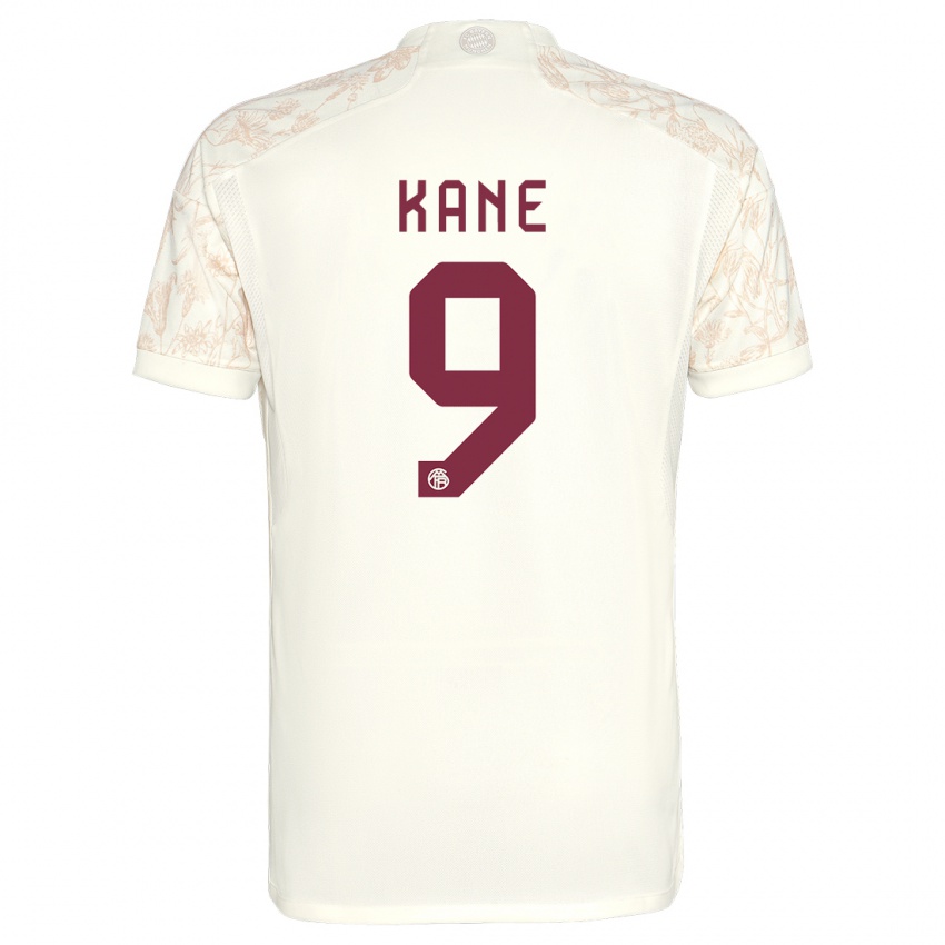 Kinder Harry Kane #9 Cremefarben Ausweichtrikot Trikot 2023/24 T-Shirt Österreich