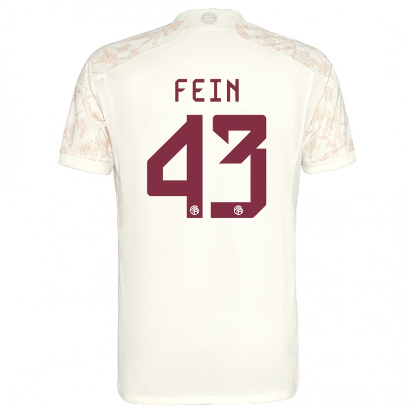 Kinder Adrian Fein #43 Cremefarben Ausweichtrikot Trikot 2023/24 T-Shirt Österreich