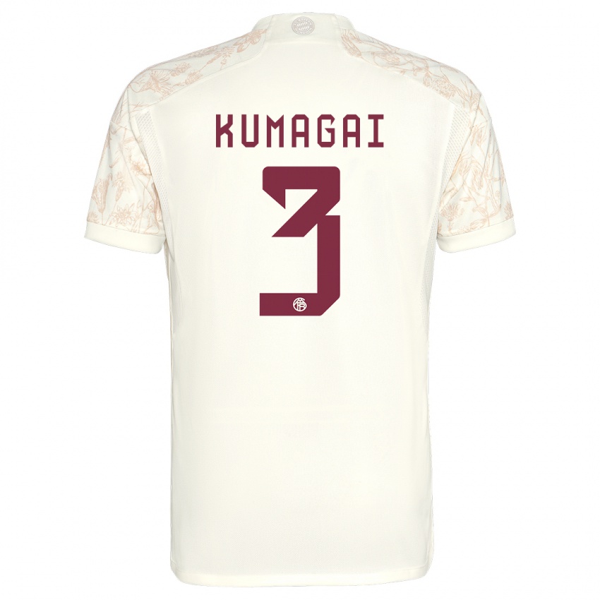 Kinder Saki Kumagai #3 Cremefarben Ausweichtrikot Trikot 2023/24 T-Shirt Österreich