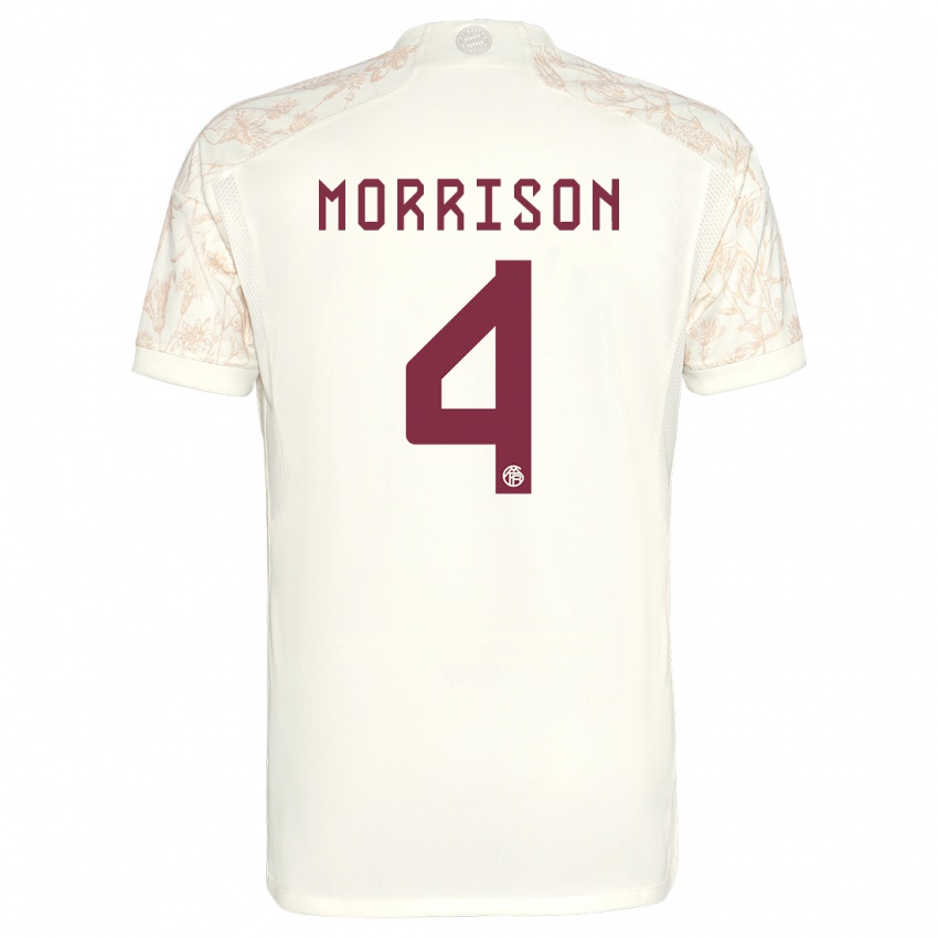 Kinder Liam Morrison #4 Cremefarben Ausweichtrikot Trikot 2023/24 T-Shirt Österreich