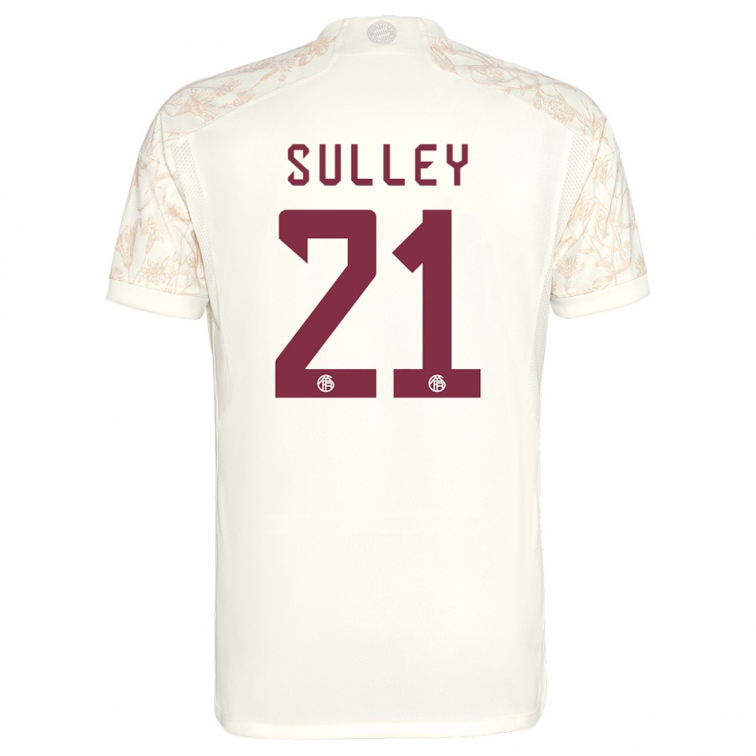 Kinder Williams Baffour Sulley #21 Cremefarben Ausweichtrikot Trikot 2023/24 T-Shirt Österreich