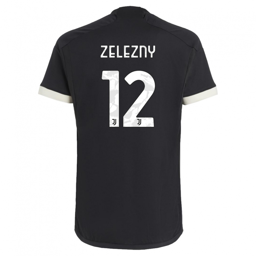 Kinder Radoslaw Zelezny #12 Schwarz Ausweichtrikot Trikot 2023/24 T-Shirt Österreich