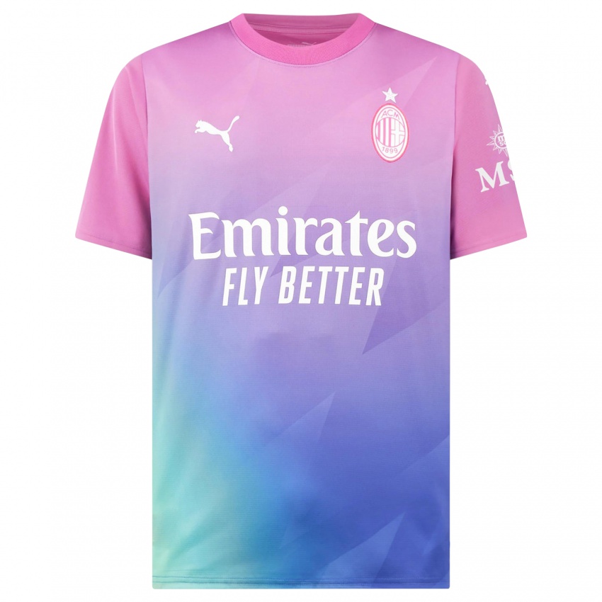 Kinder Denzel Seedorf #0 Pink Lila Ausweichtrikot Trikot 2023/24 T-Shirt Österreich