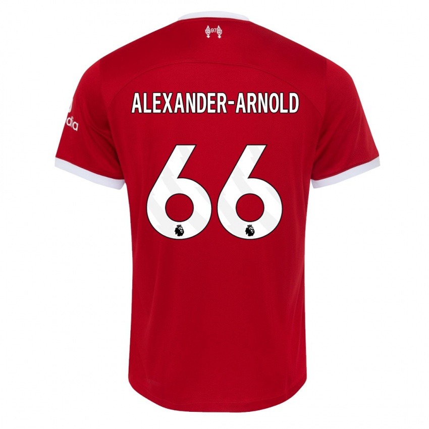 Herren Trent Alexander-Arnold #66 Rot Heimtrikot Trikot 2023/24 T-Shirt Österreich