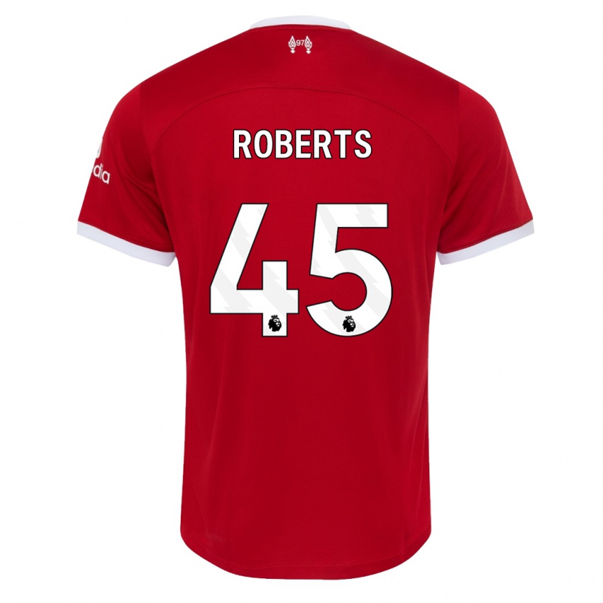 Herren Iwan Roberts #45 Rot Heimtrikot Trikot 2023/24 T-Shirt Österreich