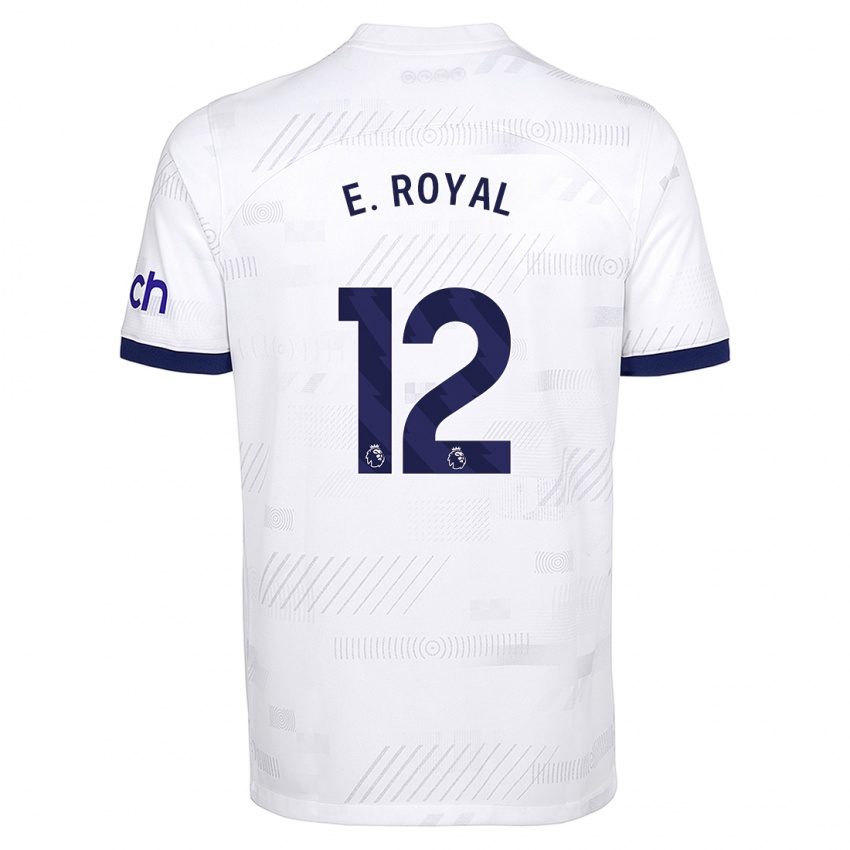 Herren Emerson Royal #12 Weiß Heimtrikot Trikot 2023/24 T-Shirt Österreich