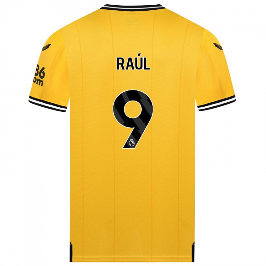 Herren Raul Jimenez #9 Gelb Heimtrikot Trikot 2023/24 T-Shirt Österreich