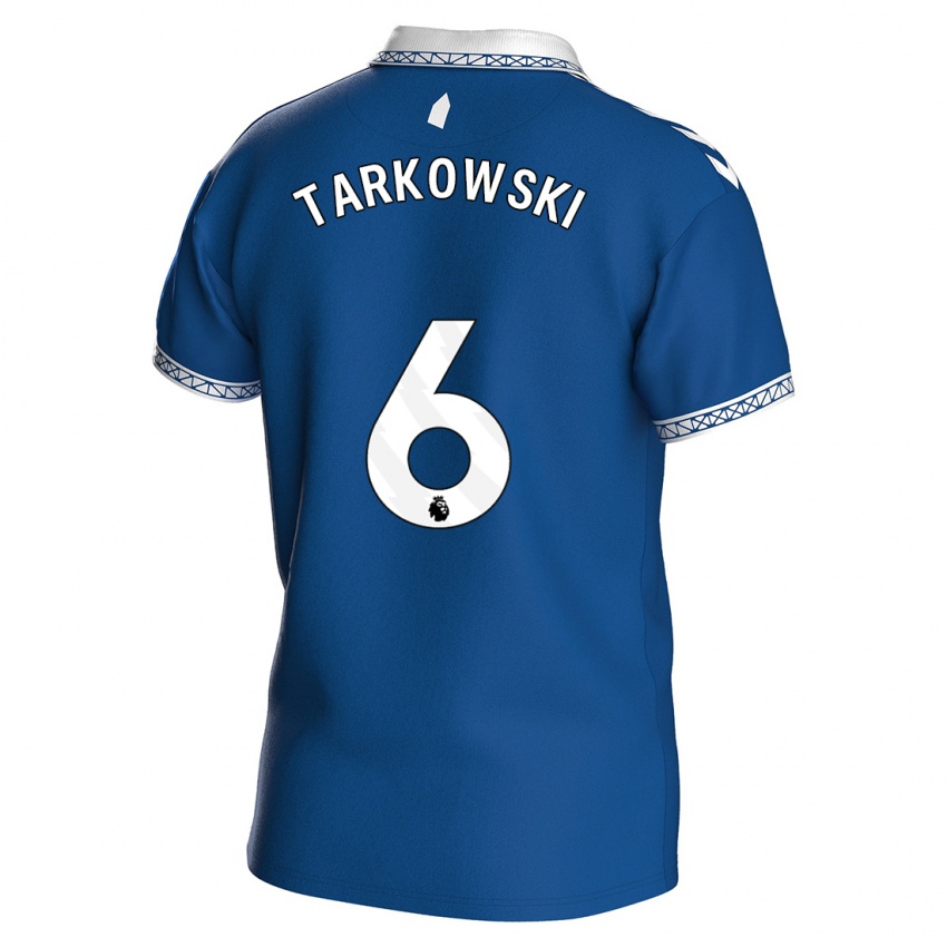 Herren James Tarkowski #6 Königsblau Heimtrikot Trikot 2023/24 T-Shirt Österreich