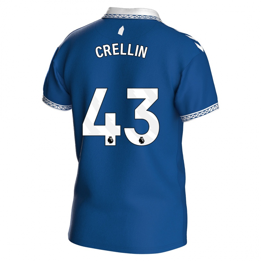 Herren Billy Crellin #43 Königsblau Heimtrikot Trikot 2023/24 T-Shirt Österreich