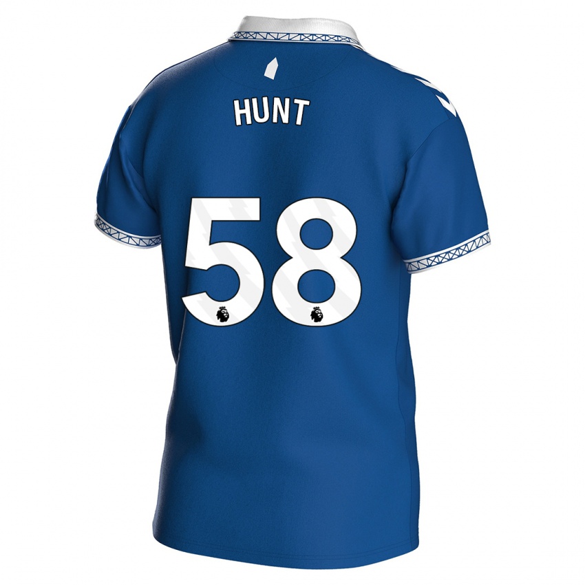Herren Mackenzie Hunt #58 Königsblau Heimtrikot Trikot 2023/24 T-Shirt Österreich
