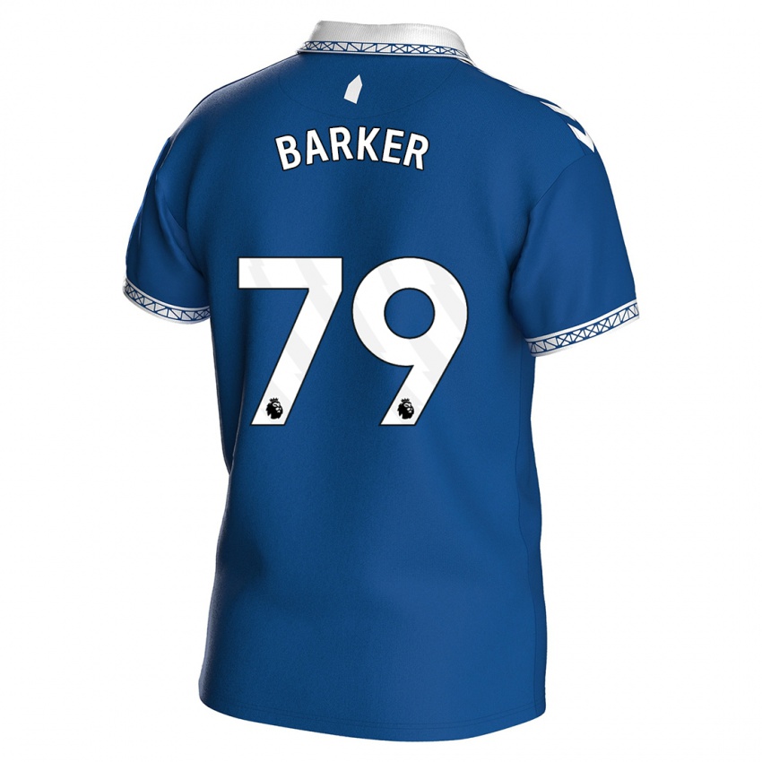 Herren Owen Barker #79 Königsblau Heimtrikot Trikot 2023/24 T-Shirt Österreich