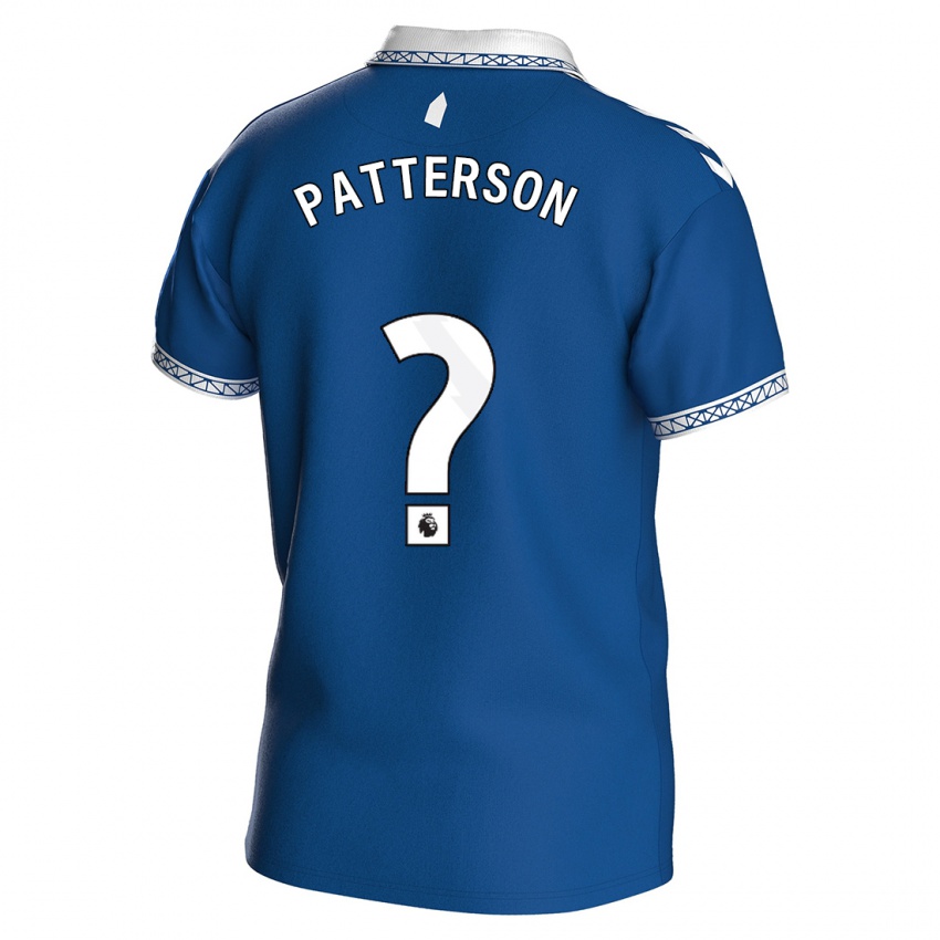 Herren Jack Patterson #0 Königsblau Heimtrikot Trikot 2023/24 T-Shirt Österreich