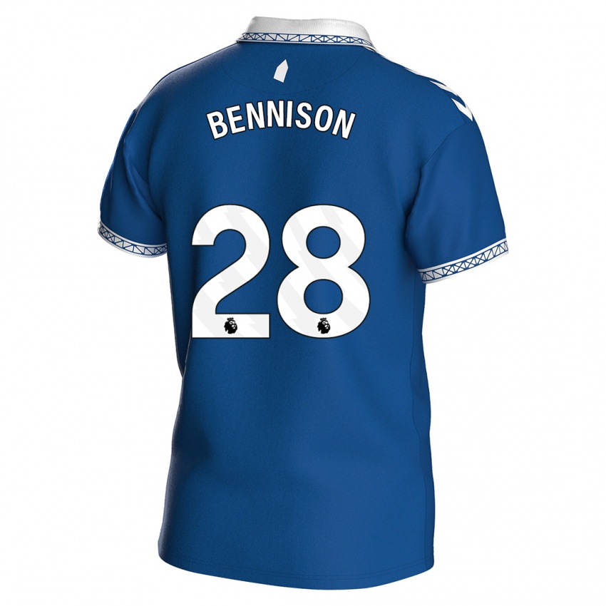 Herren Hanna Bennison #28 Königsblau Heimtrikot Trikot 2023/24 T-Shirt Österreich