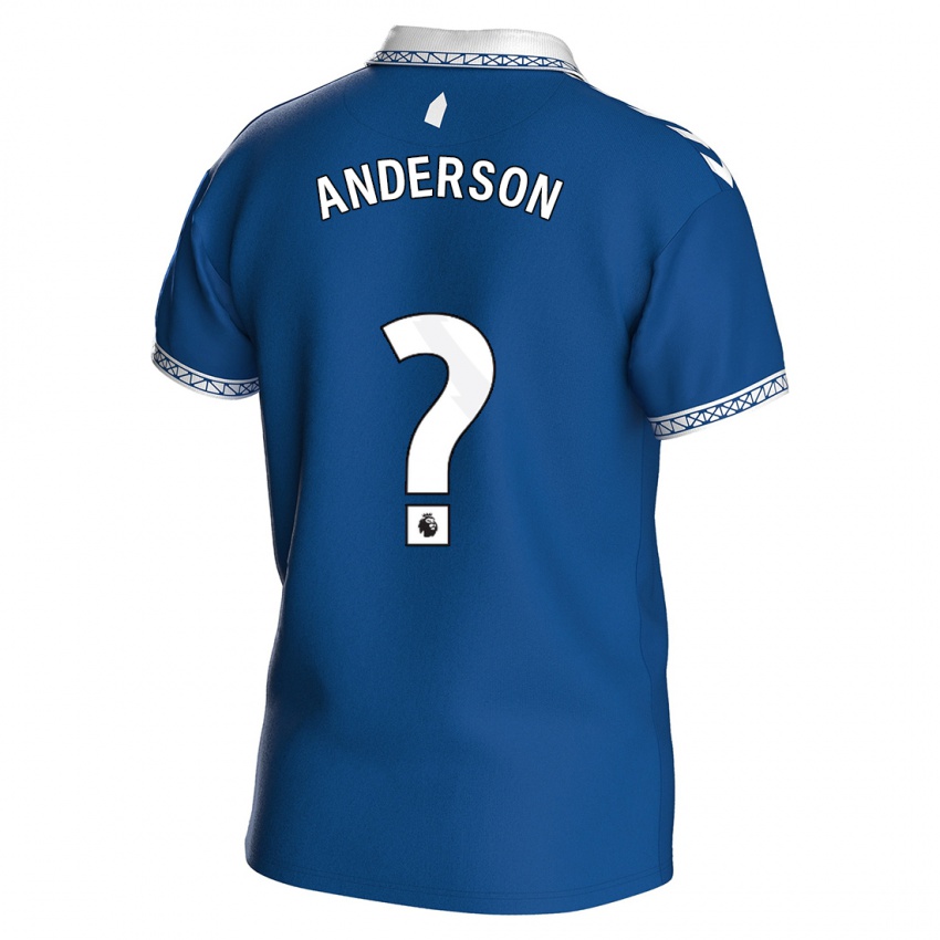 Herren Joseph Anderson #0 Königsblau Heimtrikot Trikot 2023/24 T-Shirt Österreich