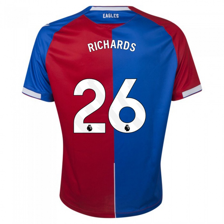 Herren Chris Richards #26 Rot Blau Heimtrikot Trikot 2023/24 T-Shirt Österreich