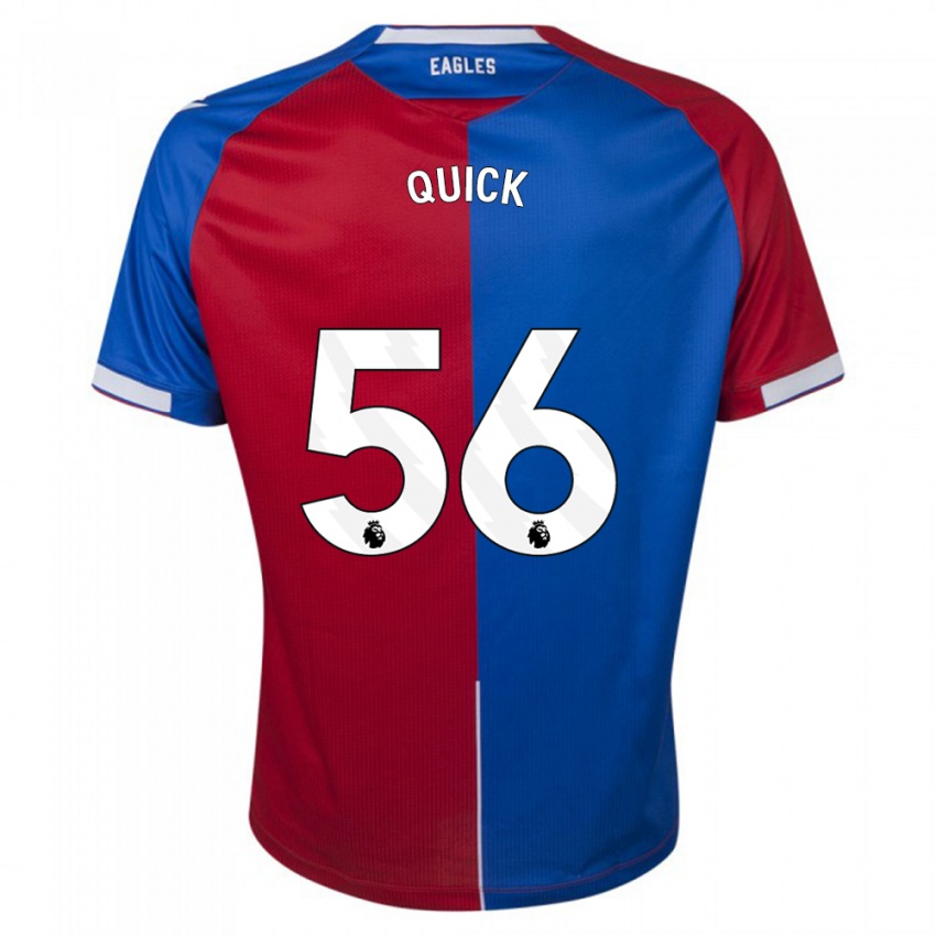 Herren Daniel Quick #56 Rot Blau Heimtrikot Trikot 2023/24 T-Shirt Österreich