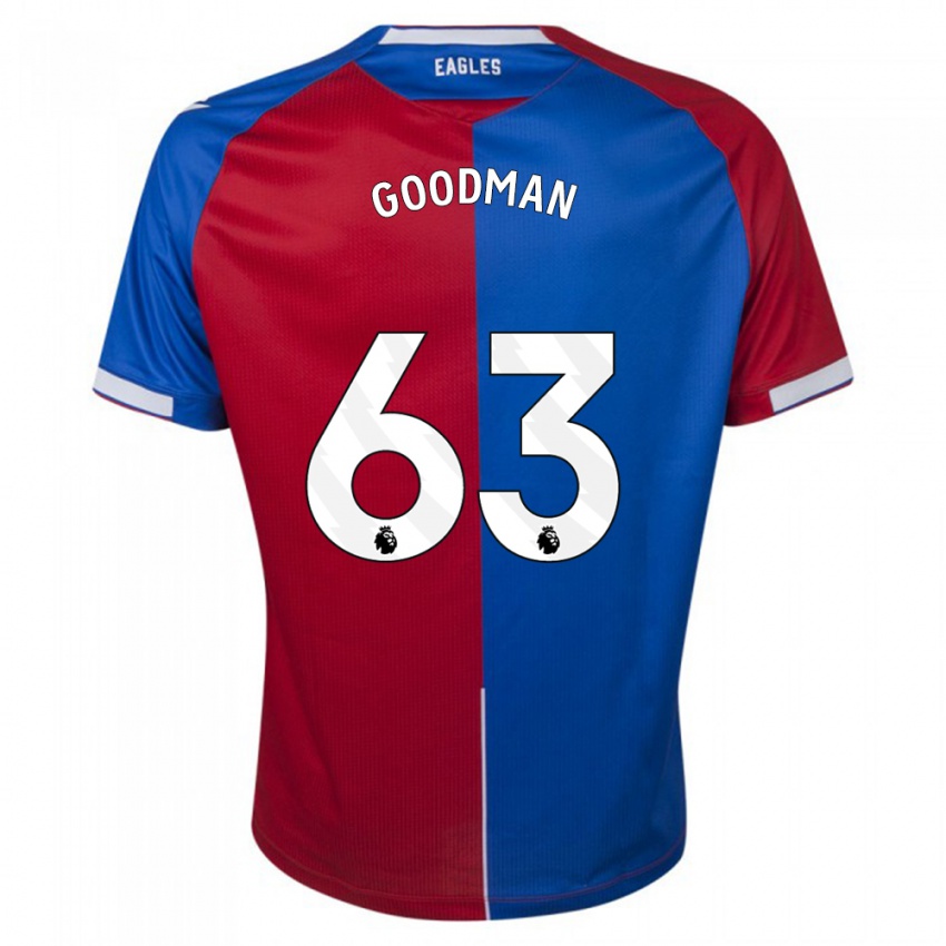 Herren Owen Goodman #63 Rot Blau Heimtrikot Trikot 2023/24 T-Shirt Österreich