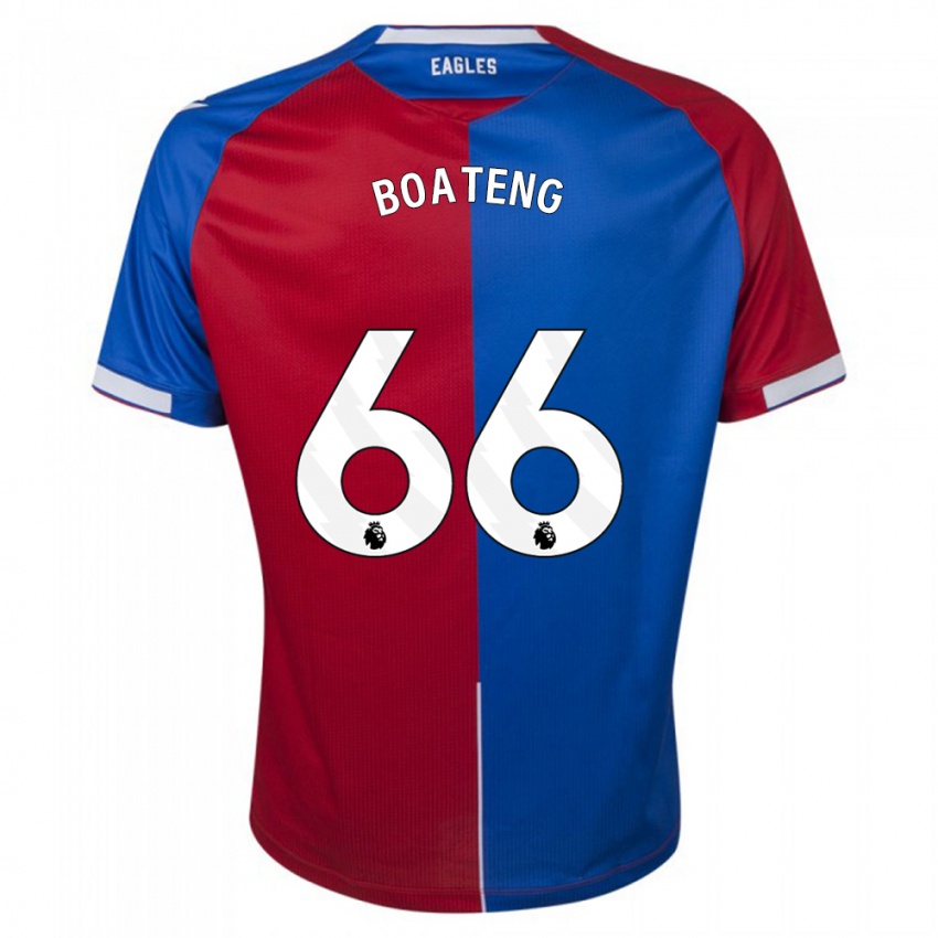 Herren David Boateng #66 Rot Blau Heimtrikot Trikot 2023/24 T-Shirt Österreich