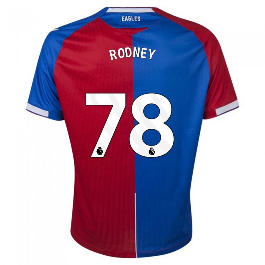 Herren Kaden Rodney #78 Rot Blau Heimtrikot Trikot 2023/24 T-Shirt Österreich
