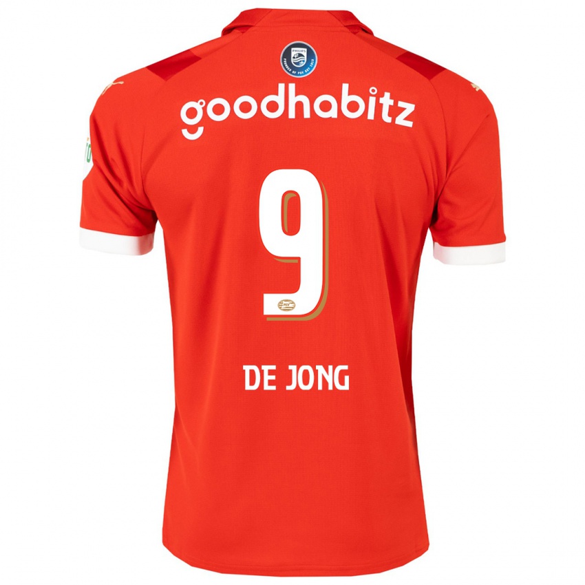 Herren Luuk De Jong #9 Rot Heimtrikot Trikot 2023/24 T-Shirt Österreich