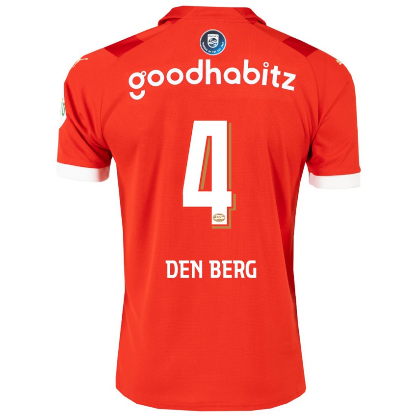 Herren Mandy Van Den Berg #4 Rot Heimtrikot Trikot 2023/24 T-Shirt Österreich