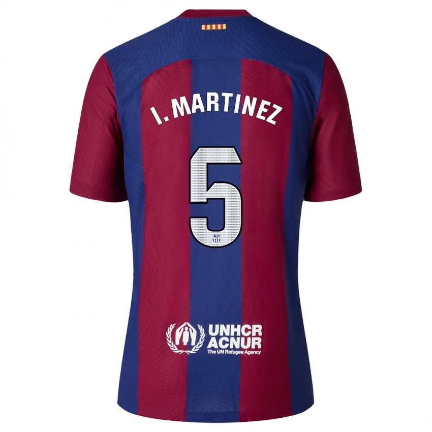 Herren Inigo Martinez #5 Rot Blau Heimtrikot Trikot 2023/24 T-Shirt Österreich