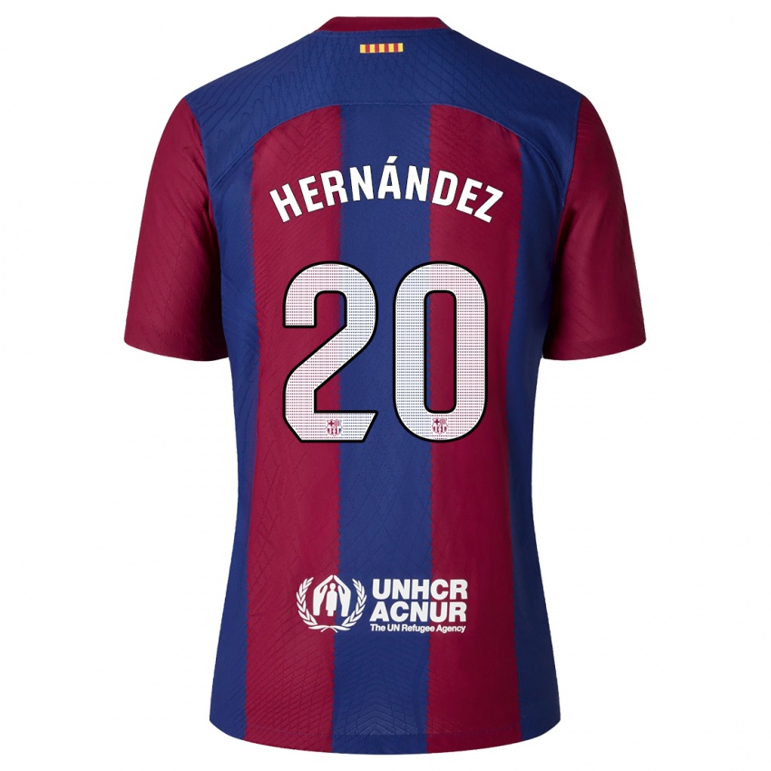 Herren Unai Hernández #20 Rot Blau Heimtrikot Trikot 2023/24 T-Shirt Österreich