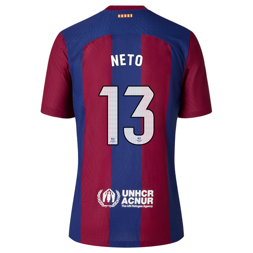 Herren Neto #13 Rot Blau Heimtrikot Trikot 2023/24 T-Shirt Österreich