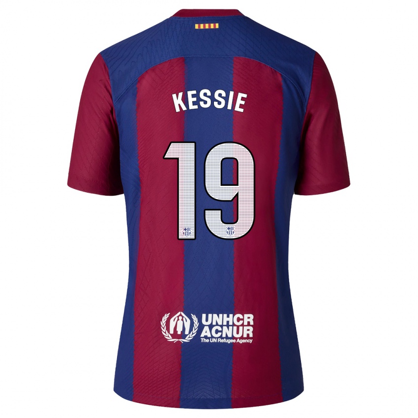 Herren Franck Kessie #19 Rot Blau Heimtrikot Trikot 2023/24 T-Shirt Österreich