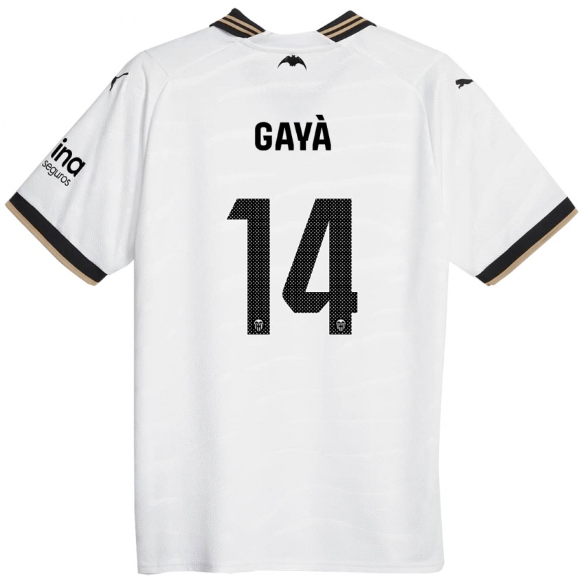 Herren Jose Gaya #14 Weiß Heimtrikot Trikot 2023/24 T-Shirt Österreich