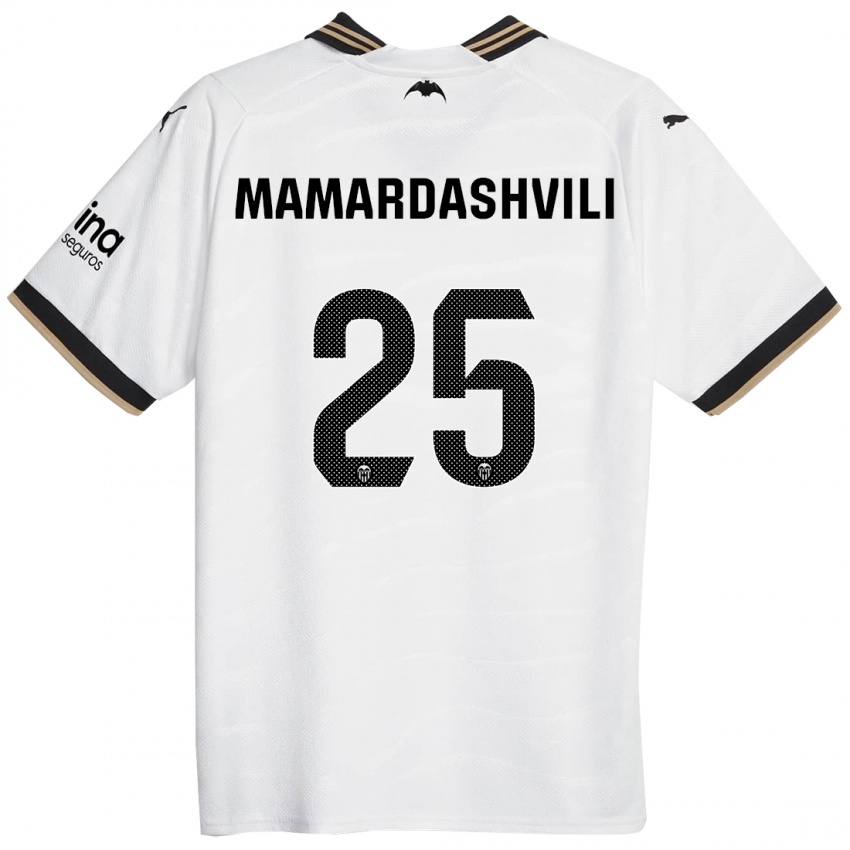 Herren Giorgi Mamardashvili #25 Weiß Heimtrikot Trikot 2023/24 T-Shirt Österreich