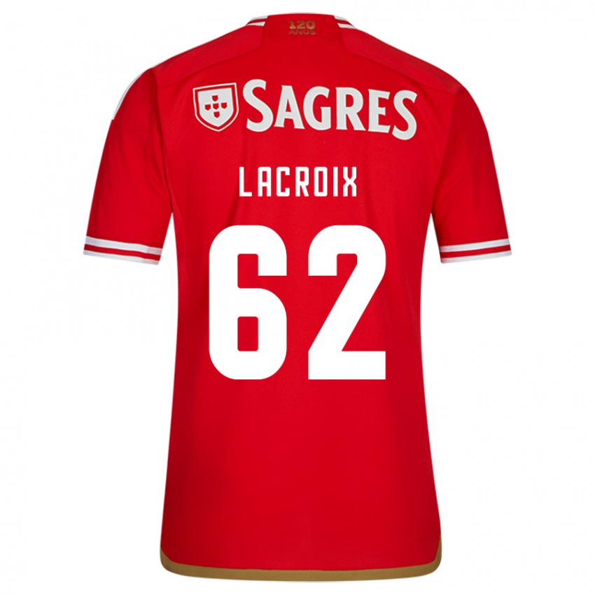 Herren Lenny Lacroix #62 Rot Heimtrikot Trikot 2023/24 T-Shirt Österreich
